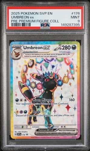 2025 POKEMON SVP PROMO PREMIUM FIGURE COLLECTION #176 UMBREON EX PSA 9