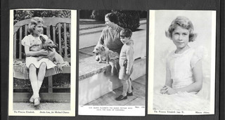 1930s/40s PRINCESS ELIZABETH (QEII) & PRINCE CHARLES 3xDIFF'T B&W PHOTOS/PC'S