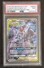 2019 POKEMON SM BLACK STAR PROMO #SM191 FULL ART/MEWTWO & MEW GX PSA 9 MINT