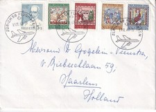 SA38j Switzerland, Zurich 1967 Pro Patria set to Haarlem, Netherlands cover