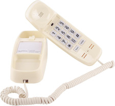 Corded Landline Phones with 110Db Loud Ringer  Flashing Visual Alert, Vintage P