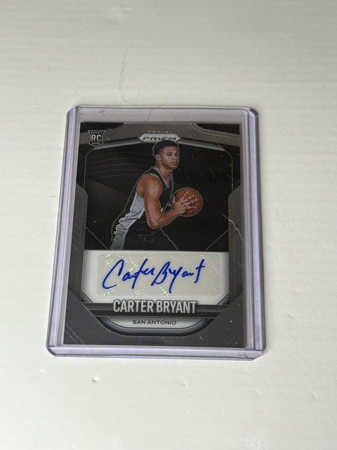 Carter Bryant 2025 Panini Prizm Rookie Autographs