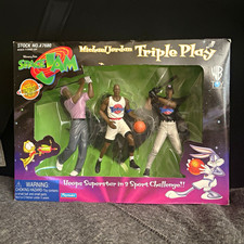 Playmates Space Jam Michael Jordan Triple Play Action Figure Set MPN 17680