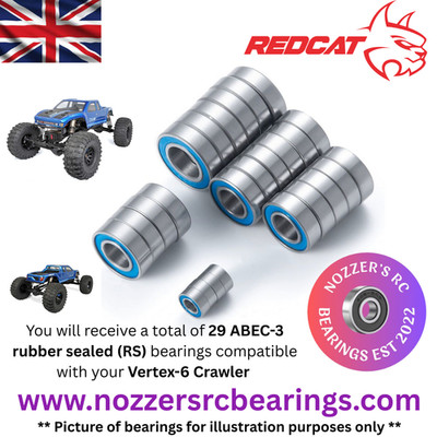 Redcat Racing Vertex-6 Crawler Komplettlagersatz