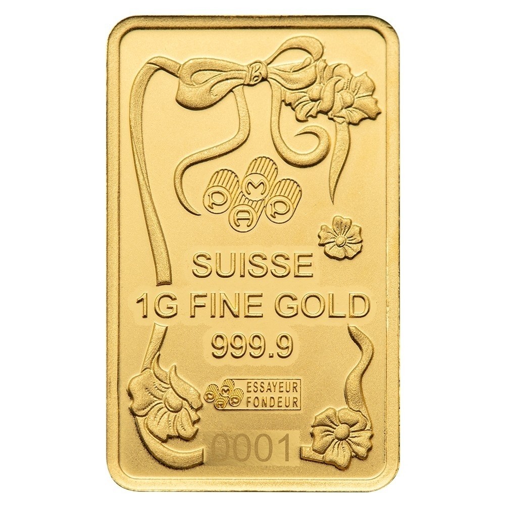 PAMP Suisse Barbie™ 1 Gram .9999 Fine Gold Bar - 5,000 Mintage | eBay
