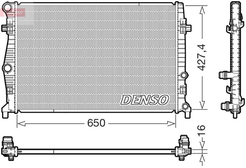 Radiator DRM32060 Denso 5Q0121251EA Genuine Top Quality Guaranteed New - Image 13