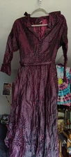 Vintage Designer Fashion: Henry Rosenfeld New York Original Dress Womens Buttons