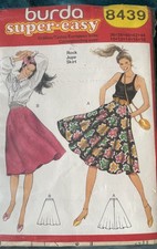Burda Super Easy Kleid Rock Tellerrock  Schnittmuster Vintage Nachlass
