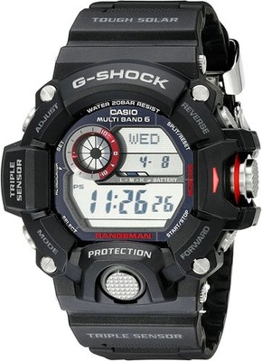 Casio GW9400-1 Men's Rangeman Triple Sensor Alarm Chronograph G Shock Watch
