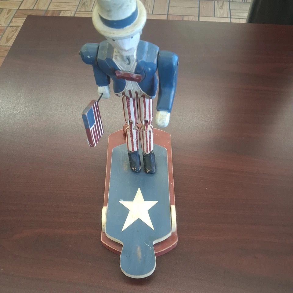 Винтажный Uncle Sam независимости день limberjack whirlgig - Изображение 4 из 4