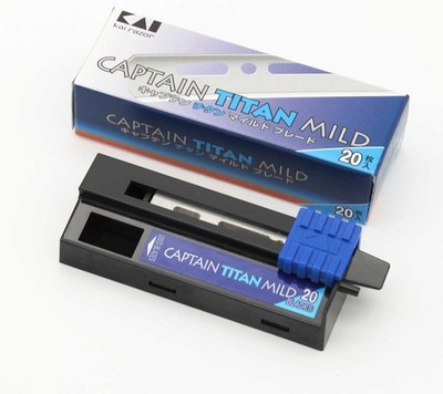 KAI CAPTAIN TITAN MILD BLADE Ersatz 20 Blatt x 10 Packungen jp