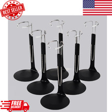 6 Pcs Doll Stand - Action Figure Stands with Expandable Waist Wire for 8"-14"...
