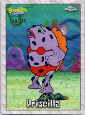 2025 Topps Chrome SpongeBob SquarePants 25th Anniversary #120 Priscilla Wave