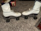 Vintage White Sure-Grip 99P high tops with case  — photo 3