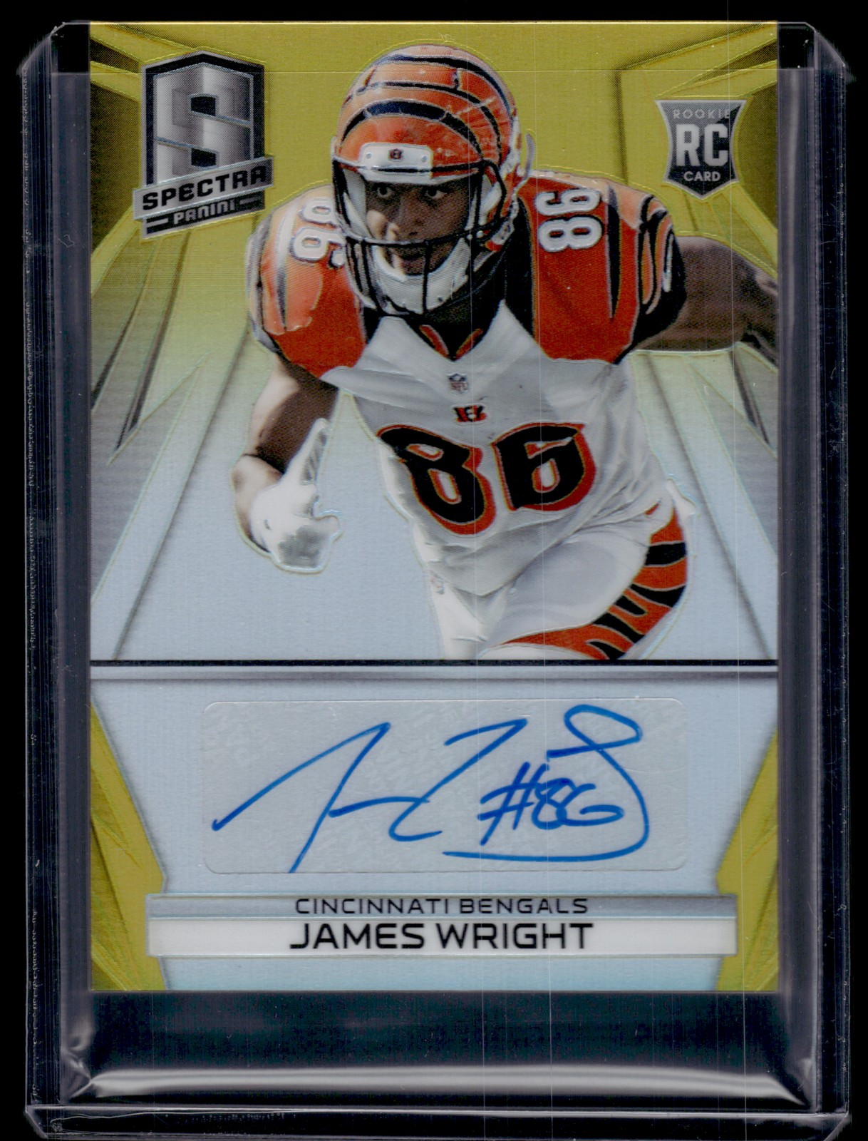 James Wright Panini Spectra #314 Autograph-Gold