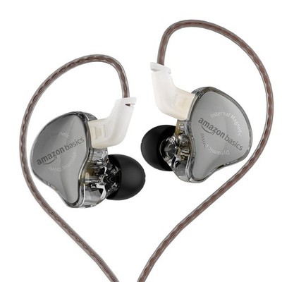 Amazon Basics Pro Series IEM Wired Earphones HiFi Dynamic Driver 3,5 mm Stecker