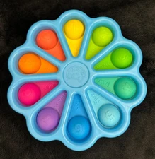 Fat Brain Toys DIMPL DIGITS, Colorful, Sensory, Bilingual, Fun, Gift, Unique