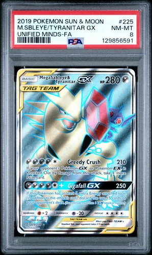 Mega Sableye & Tyranitar-GX graded PSA 8 for sale on eBay