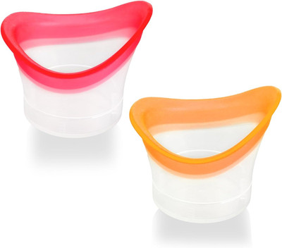2Pcs Eye Wash Cup Eye Wash Cleaner Kit Silicone Eyes Cleaning Cup for Rinse Port