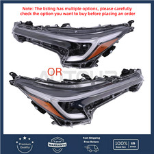 Left/Right/Pair For 2023-2024 Toyota Corolla SE/XSE Sedan/Hatchback Headlamp LED