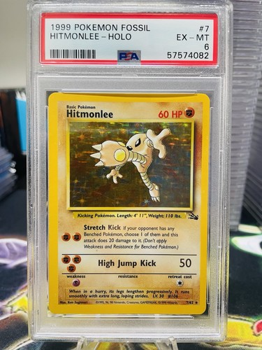 Hitmonlee (Unlimited) graded PSA 6 for sale on eBay