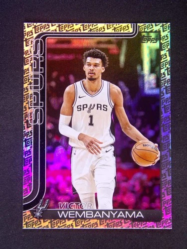 2025-26 Topps Flagship Victor Wembanyama #195 Logofractor