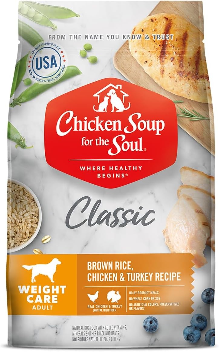 Chicken Soup for the Soul All Natural Premium Weight Care Adult Dry Dog Food, Re