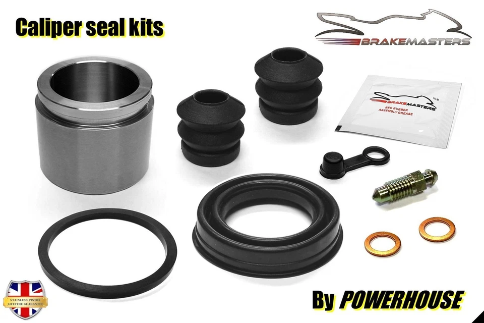 Honda CX500 C Custom USA 1980 front brake caliper piston seal rebuild repair kit Foto 2 de 4
