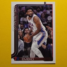 Topps 2025-26 Joel Embiid Philadelphia 76ers #22 