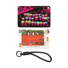 Stranger Things Card Light Pendant Novelty Glowing Warning Keychains Car Decor