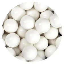 White Gumballs 1 Inch Gumballs, 2 Pound Bulk Bag (Approx. 110 Pieces), White...