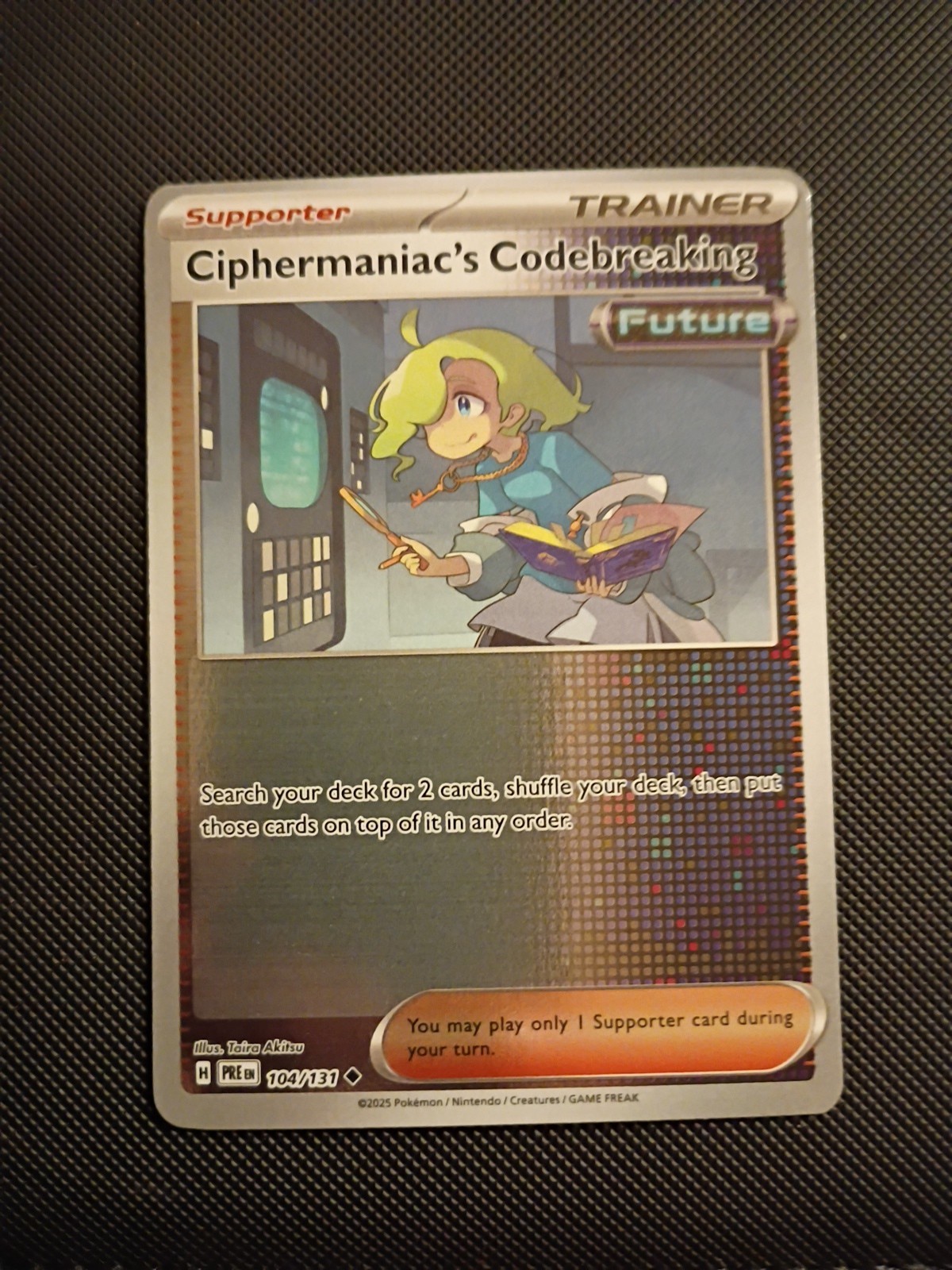 Ciphermaniac's Codebreaking (Poke Ball Pattern) 104/131 Prismatic Evolutions NM