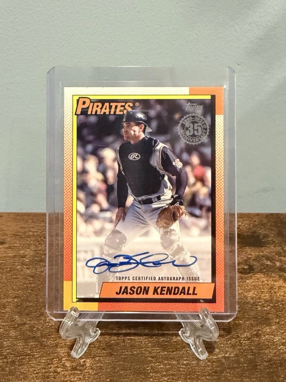 2025 Topps Series 2 - 1990 Topps Baseball Autographs Jason Kendall #90B2-JK (AU)