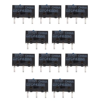 10Pcs ORIGINAL & Brand New OMRON D2FC-F-K(50m) D2FC-F-K Mouse Micro Switch
