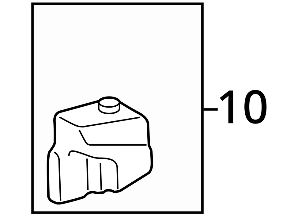 Coolant Reservoir Fits 07-12 LEXUS ES350 3757504 Foto 4 de 4