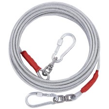 Dog Tie Out Cable for Dogs Outside Up to 250lbs,10/20/30/50/100FT Long Dog Le...