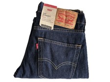 Levi's 514 Jeans Men's 28x30 Straight Fit Stretch Dark Wash Denim NWT 