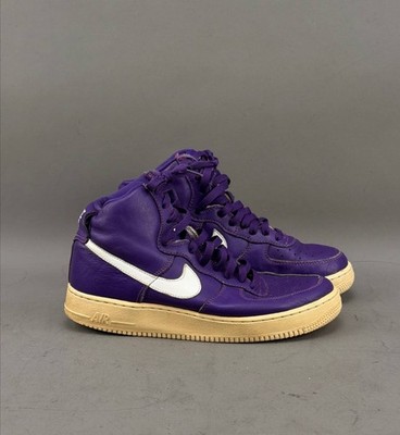 Nike Air Force 1 High SP Purple White Size Mens 8.5 - No Strap 823297-500