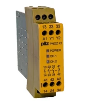 Pilz PNOZ X1 Emergency Stop Safety Relay, 24VAC/DC, 774300, with Elesta SIF422