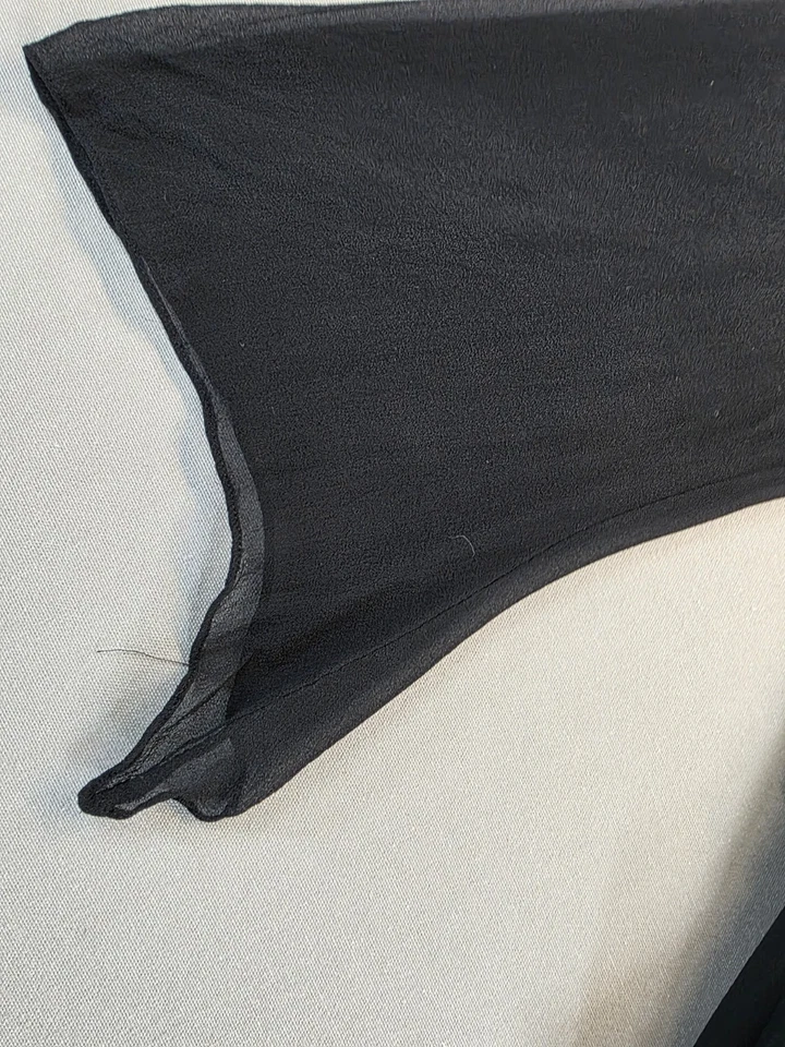Signature by Robbie Bee Dress 20W 100% Silk Sheer Sleeve Whimsigoth Witchy Fairy - Image 4 of 4