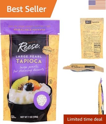 Creamy  Large Pearl Tapioca 7oz - A Delicious Addition to Desserts