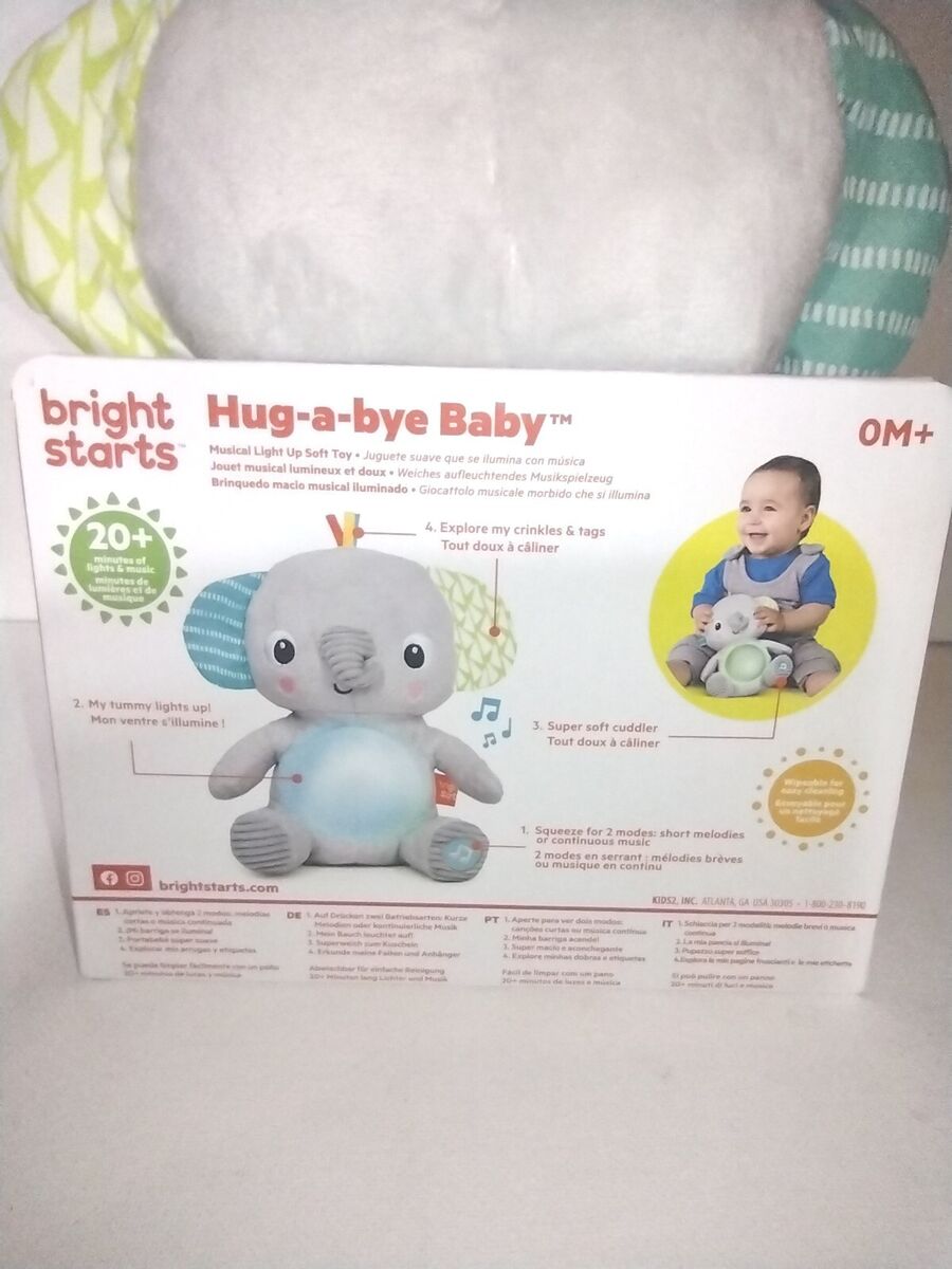 Bright Starts Elephant Baby Toy Plush Lights Up Plays 20 min Bright Starts Elephant Baby Toy Plush Lights Up Plays 20 min