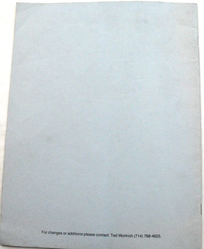 Libretto ricordo riunione 20 anni classe liceo Los Angeles 1963 - Foto 2 di 9