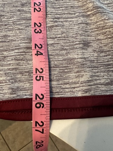 Virginia Tech Hokies Men's Gray Lightweight Quarter-Zip LS Shirt Sz Large - Picture 9 of 11