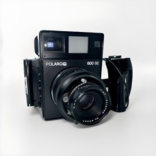 Polaroid 600SE Medium Format Camera w/ Mamiya 127mm F/4.7 Very Good Condition
