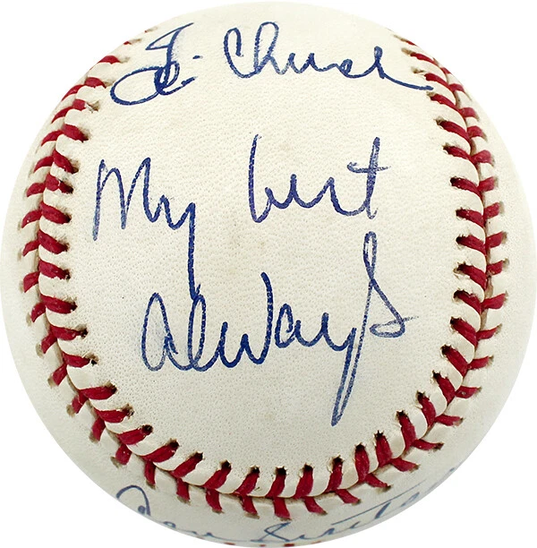 Don Sutton Signed NL Baseball Insc To Chuck My Best Always, HOF 98 PSA - Dodgers - Image 2 of 3
