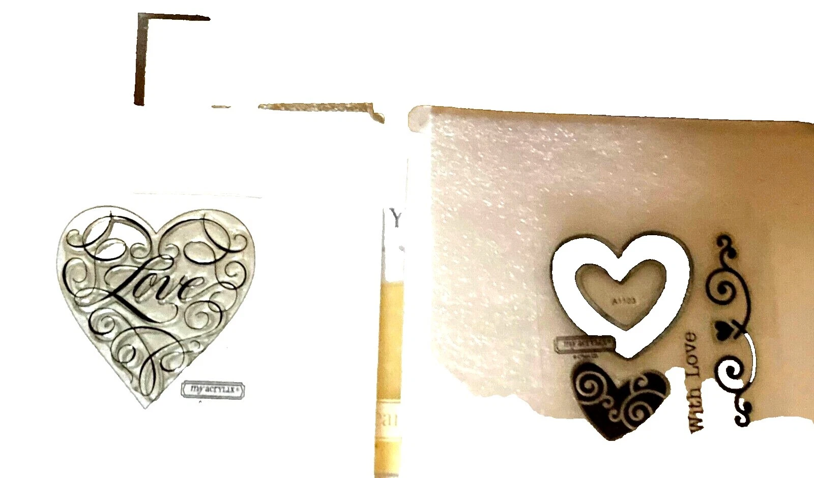 Close To My Heart Love & Hearts Craft Stamps