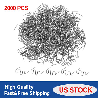 0.8mm 2000pcs Hot Staples Plastic Welding Wave Stapler For Car Bumper Repair