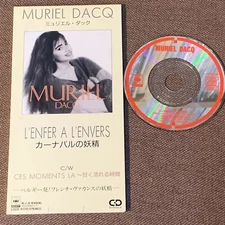 MURIEL DACQ L'enfer A L'envers / Ces Moments La JAPAN 3" CD SINGLE CSDS8139 
