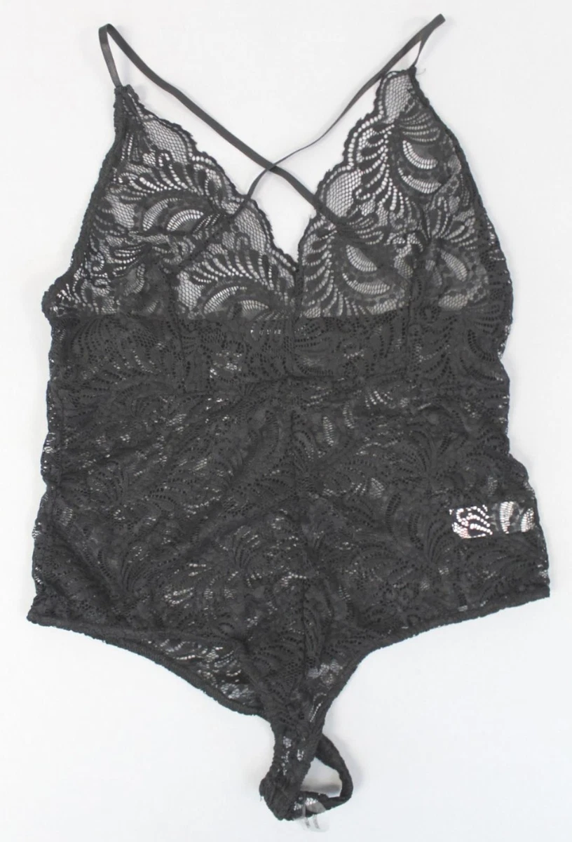 Black lace bodysuit pretty little best sale thing